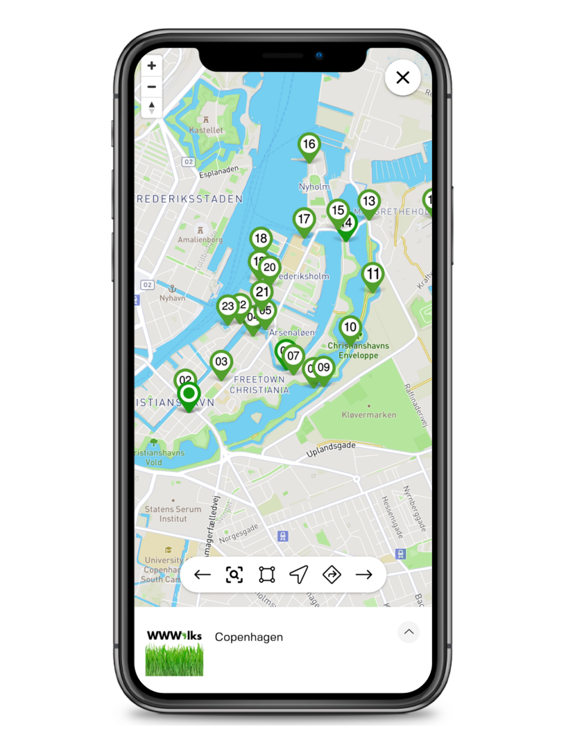 a guided tour app